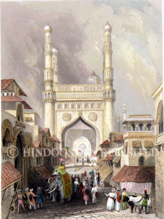 /data/Original Prints/Topography Views, City Views, Landscapes/THE CHAR MINAR HYDRABAD.jpg